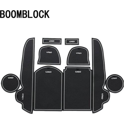 BOOMBLOCK 1set Car Interior Mat Pad Cushion Covers For Toyota RAV4 RAV 4 Accessories 2009 2010 2011 2012 2013 2014 Stickers