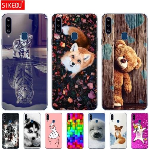 Silicon case For Samsung Galaxy a20s Case Galaxy a20s Back Phone Cover For Samsung A20s A 20s a207 SM-a207f Soft TPU Fundas