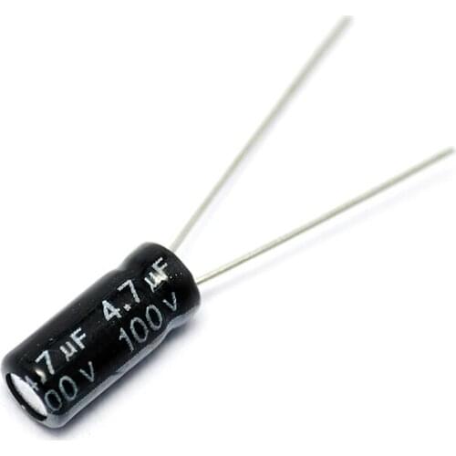 20PCS/LOT Electrolytic Capacitor 100V/4.7UF 100V 4.7UF 5*11