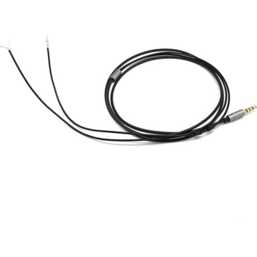 1.5M HIFI Earphone Cable Repair 3.5mm Jack Earphone Headphone Audio Cable Repair Replacement Cord Wire Earphone Cable 4pole plug