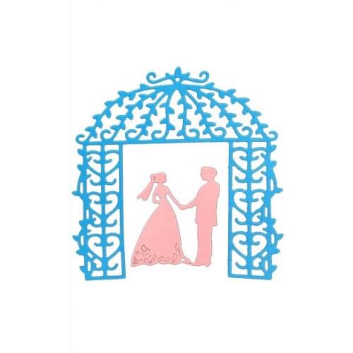 Julyarts Wedding Couple Metal Die Stencil For DIY Scrapbooking Decorative Embossing Handcraft Die Cutting Template