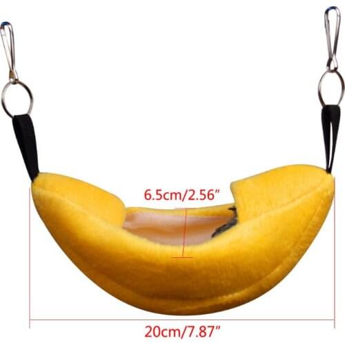 Cute Cotton Small Pet House Boat Shape Parrot Rat Hammock Hanging Beds Hamster Squirrel Nest