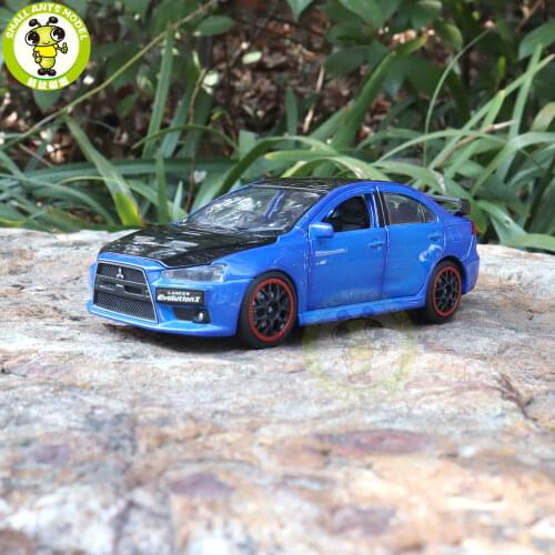 1/32 JACKIEKIM Mitsubishi Lancer EVO X 10 BBS RHD With Black Roof Diecast Model CAR Toys for kids Boy girl Gifts