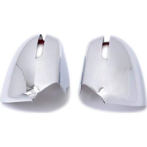 For KIA RIO K2 2011-2016 Chrome Side Door Rearview Mirror Cover Trim Car Exterior Decoration Accessories (Russian version only)