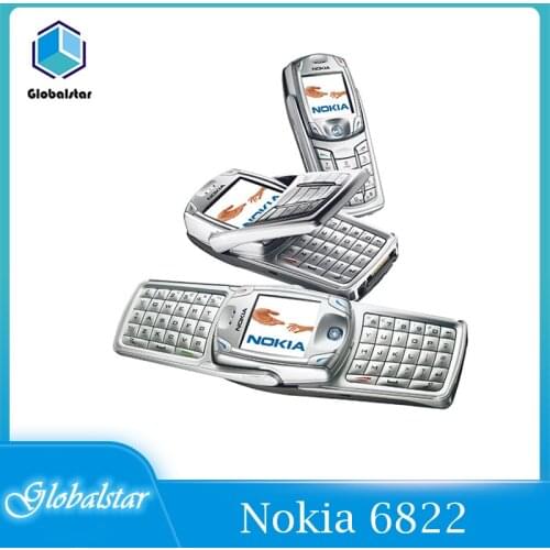 Nokia 6822 refurbished Original Unlocked Rotatable Nokia 6822 Mobile Phone 2.2 inch 2G/3G With Bluetooth phone Free Shipping