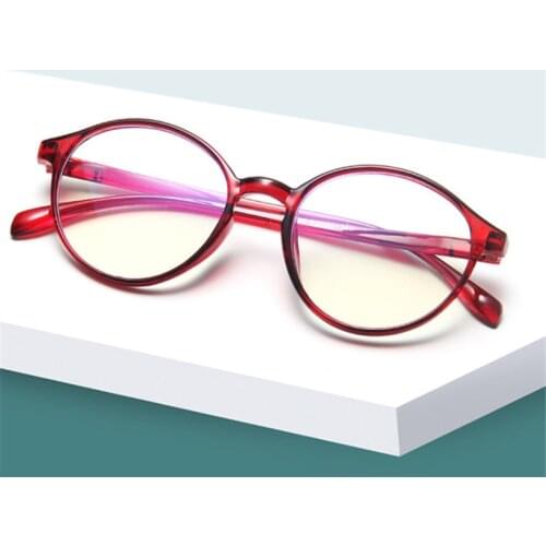 Classic Retro Anti-blue Light Women Eyeglasses Frame Vintage Round Student Computer Glasses Frame Men Oculous Glasses