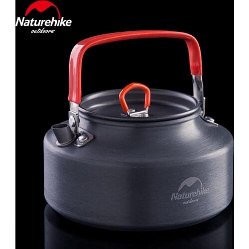 Naturehike Outdoor Camping Coffee Tea Pot Ultrlight Portable aluminum Teapot 1.1L