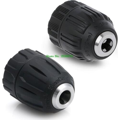 Drill Chucks 0.8-10MM Capacity Mount Keyless With 3/8-24UNF Thread Drill Chuck Hand Tool
