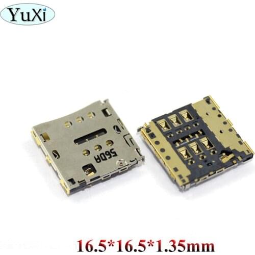 YuXi Sim Card Slot Tray Holder Socket Reader Repair For Huawei Honor 6 Plus 5X 5S Play Ascend P7 P8 Max P8 Lite Mate 7 C199 G7