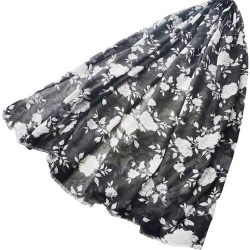 2021 Women Floral Printed Pattern Cotton Scarf Shawls Wraps Hijabs 10pcs/lot