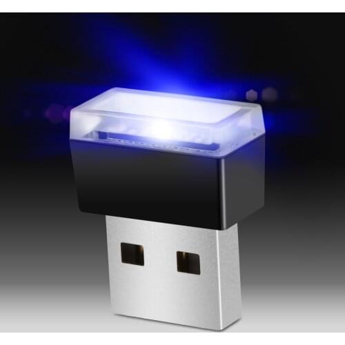 1pcs Car-Styling USB Atmosphere LED Light Car Accessories For Peugeot 206 207 208 301 307 308 407 408 508 607 2008 3008 4008
