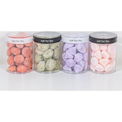 10pcs Sealed round cookie jar transparent plastic small box bakery food dessert cups milk jujube packaging box cake cup with lid