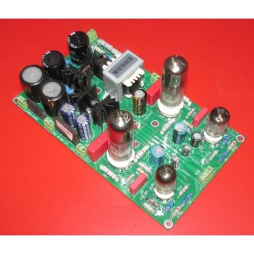 6AU6 + 6N6 SRPP output board push board, field effect tube high voltage electronic filtering / delayed power supply