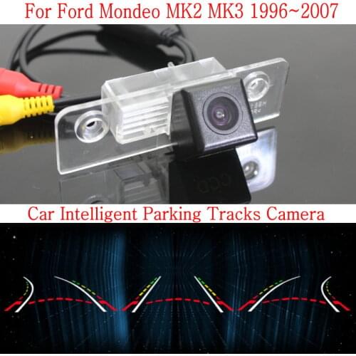 Lyudmila Car Intelligent Parking Tracks Camera FOR Ford Mondeo MK2 MK3 / Reverse Camera / Rear View Camera / HD CCD Night Vision