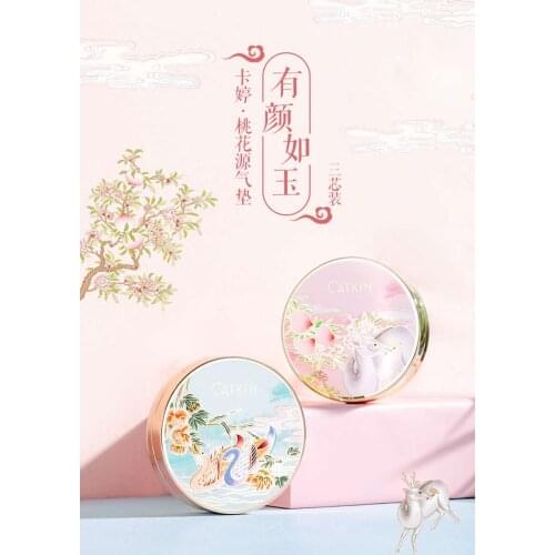 Catkin Almofada De Ar Bb Cc Brilho Creme Para Rosto Hidratante Corretivo Branqueamento Beleza Base Creme Maquiagem