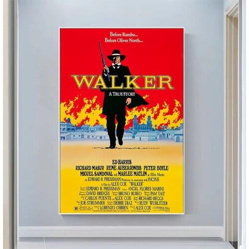 CP1017 Walker Classic Hot Movie Print Silk Fabric Poster Indoor Wall Art Decor Gift