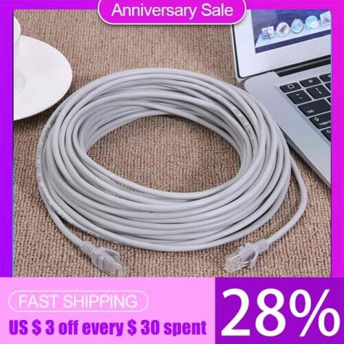 Ethernet Cable High Speed RJ45 Network LAN Cable Router Computer Cables Length 1m/1.5m/2m/3m/5m/10m/15m/20m/25m/30m