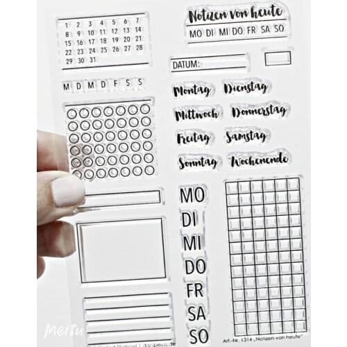 German Clear Stamp Or Cutting Dies for DIY Scrapbooking/Card Making/Kids Fun Decoration Supplies A2029