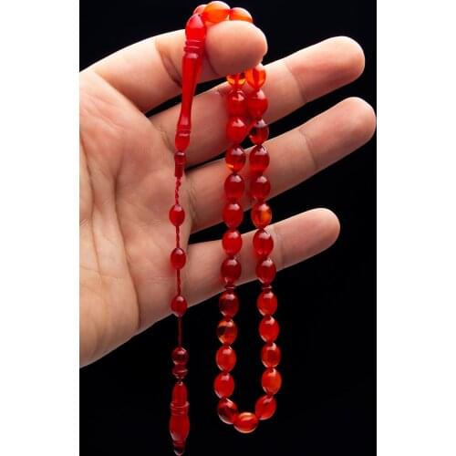 Islamic Tasbih Muslim Rosary Beads 33 Prayer Rosary For Men Bracelet For Men Accessory amber oltu amber stone Handmade Turkey