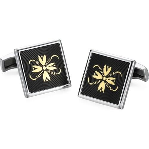 KC-904Men cufflinks, classic flower Cufflinks concise design French shirt wedding clothing accessories