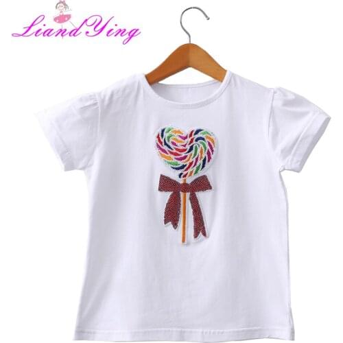 Футболки с коротким рукавом для девочек LiandYing China At AliExpress