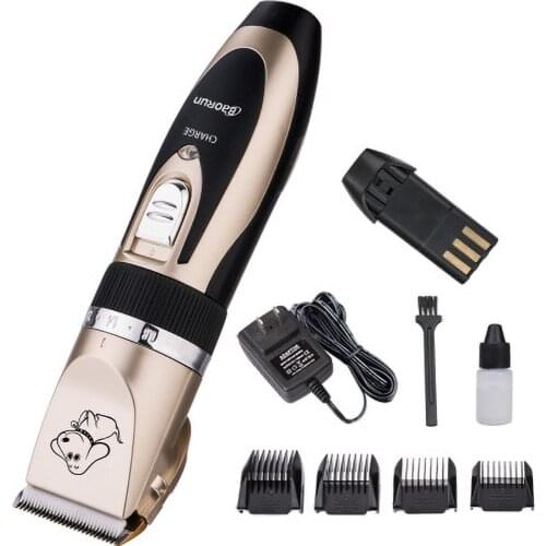 Baorun Pet Dog Hair Trimmer Professional Animal Grooming Clippers Cat Cutter Machine Shaver Electric Scissor Clipper 110-240v A
