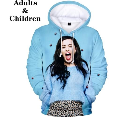 Charli XCX Fashion New Harajuku Charli XCX Children Casual kid 3D Hoodies boys girls Men women Autumn 3D Hooded Sweatshirt tops
