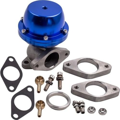 New 38MM Turbo Manifold External Wastegate Blow off Valve 8 PSI Compact 2-BOLT