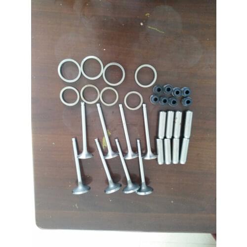 Original inlet and exhaust value,valve seat,valve guide,valve seals for 495/K4100P/ZP/C/ZC K4100D K4100ZD weifang diesel engine