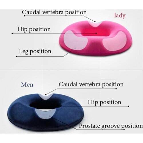 Donut Cushion Hemorrhoid Seat Cushion Tailbone Coccyx For Memory Orthopedic Seat Chair Foam Medical Prostate E2C6