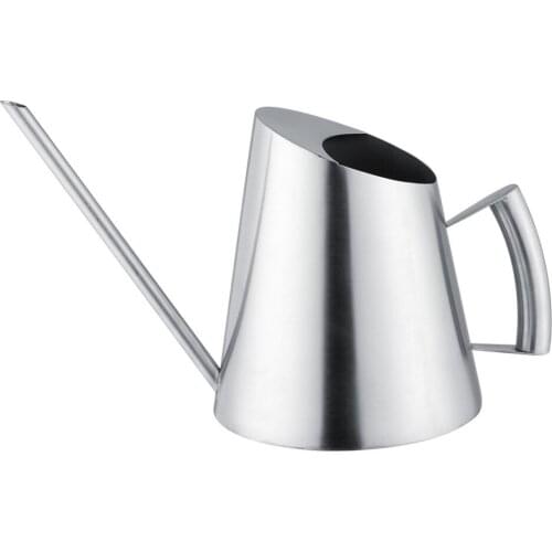 Stainless Steel Watering Can Watering Pot Tools 15oomL Garden Plant Flower Long Mouth Sprinkling Pot