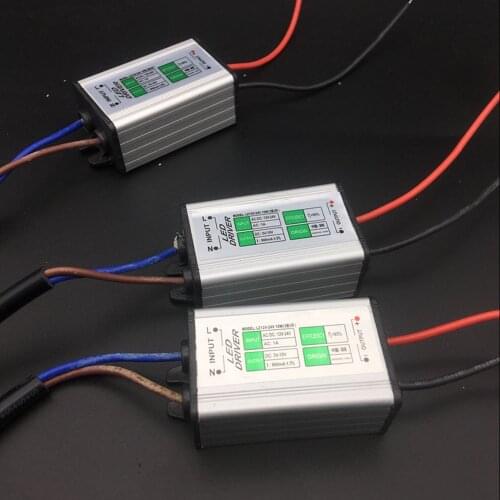 DC 12 V-24 V entrada corriente constante LED transformador Driver para 10 W 20 W 30 W 50 100 W alta potencia led chip