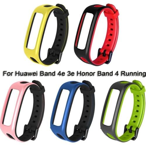 For Huawei Honor 4 Running Sport TPU Bracelet Strap Silicone Replacement Band Strap For Huawei Band 4E/3E Smart Wristband