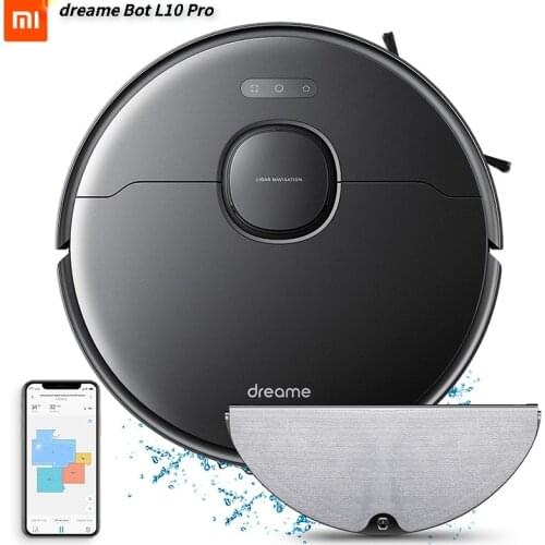 Dreame Bot L10 Pro Robot Vacuum Cleaner Superb LiDAR Navigation, 4000Pa Suction ,150mins Auto Charge 570ml Dust Tank Mijia APP