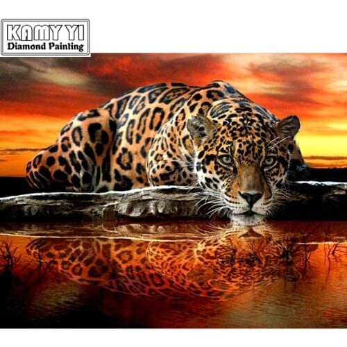 DIY 5D Full Drill Square Diamond Diamond Painting"Tattoo tiger"Diamond Embroidery Cross Stitch Rhinestone Mosaic Painting