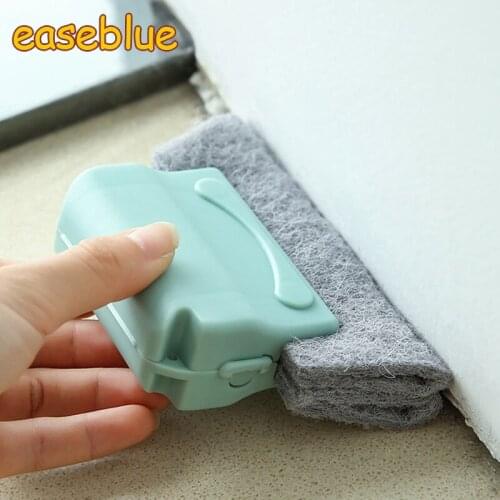 Window Door Gap Cleaner Sponge Wiper Venetian Blind Cleaner Hand Microfiber Window Washer Brush For Cleaning Blinds Random Color
