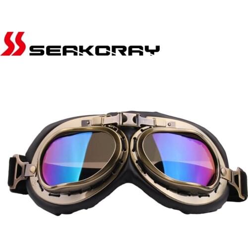 Cycling glasses Outdoor Eyewear Motorcycle Goggles Metal fashion Anti-UV Sun Glasses
