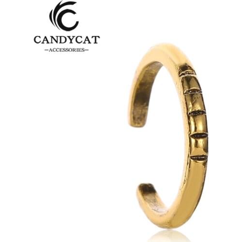 Vintage Simple Old Style U Shaped Clip Earrings For Women Men 2019 Statement Ethnic No Pierced Earrings Unisex Fashion Jewelry