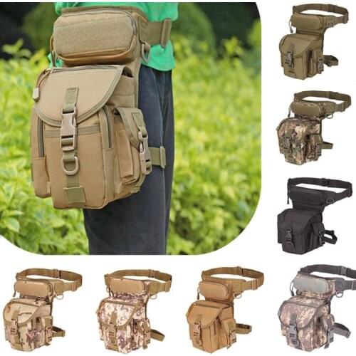 Military Waist Fanny Pack Weapons Tactics Ride Leg Bag For Men Waterproof Drop Utility Thigh Pouch Multi-Purpose Hip Belt