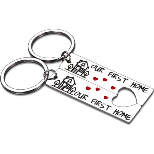 2 Pcs Valentines Day Gift Couple Keychain Gifts for Women Men Boyfriend Gift Key Chain for Husband Wife Boyfriend Girlfriend