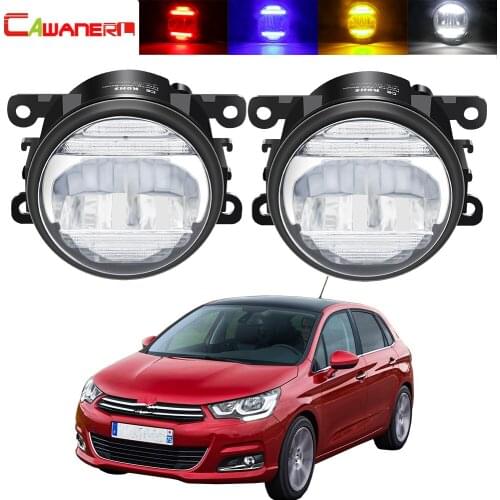2in1 Fog Light Assembly Daytime Running Lamp Car LED Fog Light DRL 30W 8000LM 12V For Citroen C5 II Estate Hatchback 2004-2015