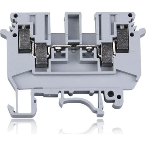 50Pcs Udk4 DIN Rail Connector Wire Terminal Phoenix Type Wire Cable Terminal