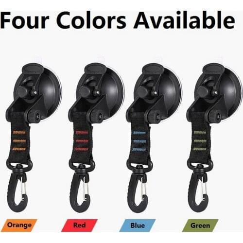 6Pcs Suction Cup Anchor Securing Hooks Tie Down for Outdoor Camping Tarp Car Pool Side Awning Hook Universa