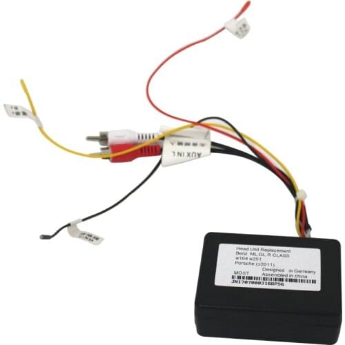 TOOPAI Car Stereo Radio Optical Fiber Decoder Most Box for Mercedes Benz ML/GL/R Series Porsche 911/boxster/Cayenne