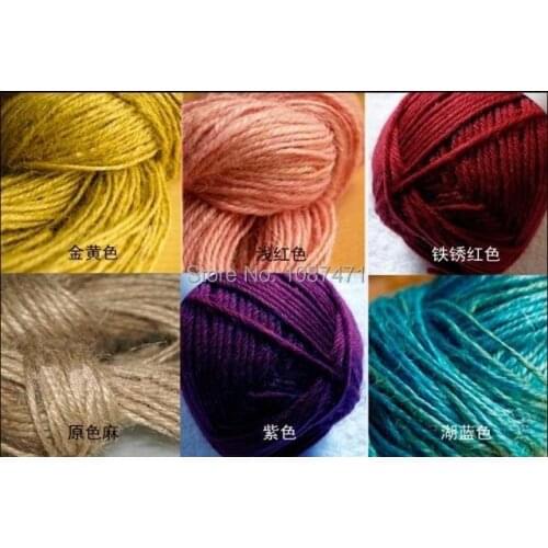 Free shipping mixed color 180 meter 1mm waxed and dyed colored hemp cords handmade accessories diy supplies
