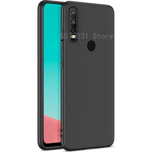 For Alcatel 3L 2020 Case Soft TPU Matte Phone Cover For Alcatel 1V 2020 1S 2020 Fundas Black