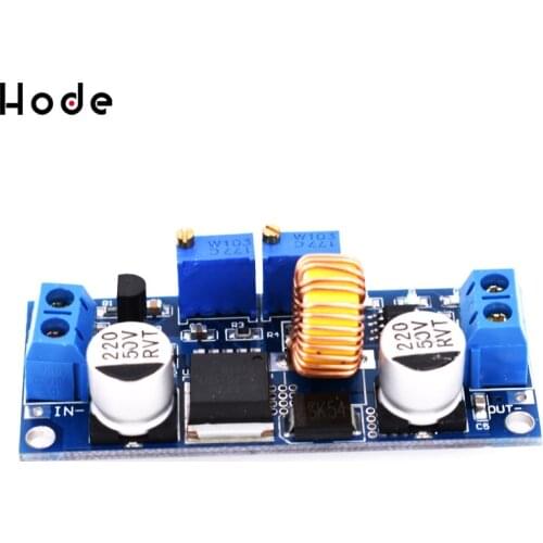 DC CC/CV 5A Lithium Charger Board XL4015 Adjustable 6-38V To 1.25-36V Step Down Power Supply Buck Module