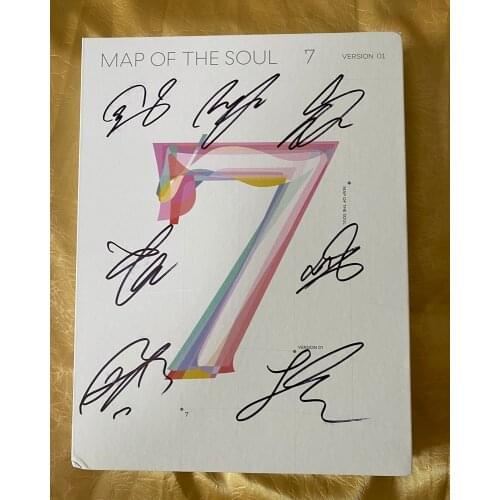 Signed Bangtan Boys autographed MAP OF THE SOUL : 7 autographs in ink limited 082020