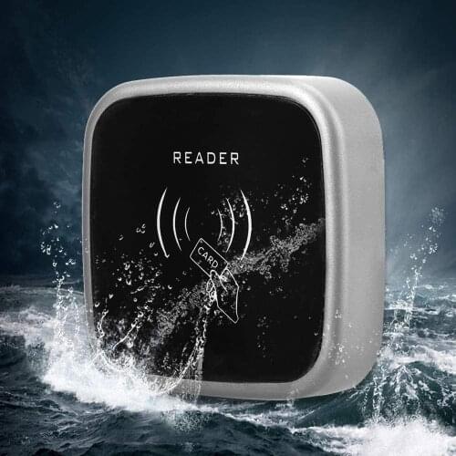 Ip65 Waterproof Card Reader Wiegand 26 34 dual-frequency Access Control Reader Security 125KHZ RFID +13.56MHZ Card Reader D81