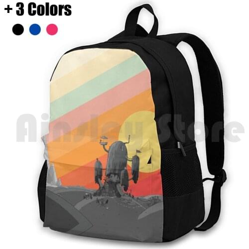 Land Of Ooo ( Adventure Time ) Outdoor Hiking Backpack Riding Climbing Sports Bag Adventure Time Adventure Fan Art Finn Jake